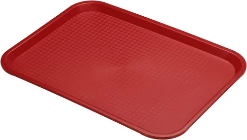 Miniatura 15 de PATIKIL Bandeja de comida rápida de 13.7 x 10.6, bandeja rectangular multiusos reutilizable de plástico PP para restaurante, cocina en casa