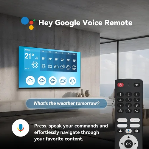 Miniatura 6 de FPD Smart TV de 32 pulgadas Google TV HD 720p con Google Play y Google Cast integrado, HDR 10, Dolby Audio, control remoto por voz, Stream Live TV