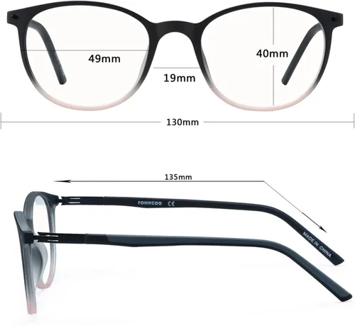 Miniatura 3 de FONHCOO Gafas de bloqueo de luz azul, antirayos azules, para juegos de computadora, ligeras, antirreflejos, antifatiga ocular