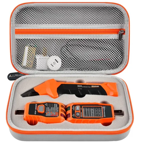 Miniatura 7 de Estuche de almacenamiento para buscador de disyuntores Klein, kit de reparación de salida y probador GFCI, solo caja