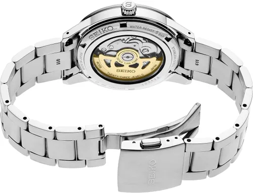 Miniatura 6 de SEIKO Reloj automático para hombre, colección Presage con inspiración de reloj vintage de los años 60, resistente al agua hasta 164.0 ft