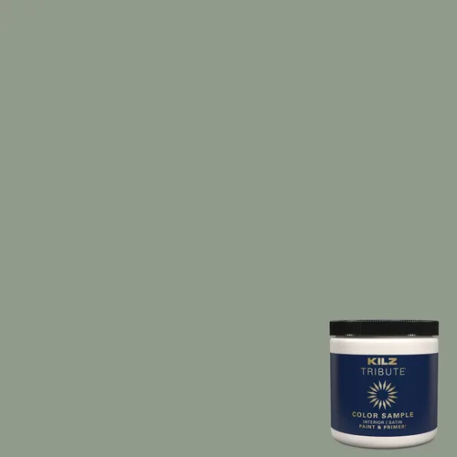 Miniatura 172 de KILZ TRIBUTE Pintura e imprimación, para interiores, semibrillante, Vintage Indigo, 1 galón Índigo Victoria