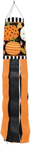Miniatura 11 de Briarwood Lane Calabazas a cuadros Otoño Windsock Primitive Fall 40" L
