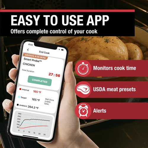 Miniatura 6 de CDN Termómetro inteligente Bluetooth para carne Regalo perfecto para el día del padre por menos de $100 Termómetro digital inalámbrico Sonda