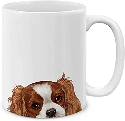 Miniatura 10 de MUGBREW Cute Winking Golden Retriever - Taza de café de cerámica, 11 onzas Lindo Guiño Dorado Retriever