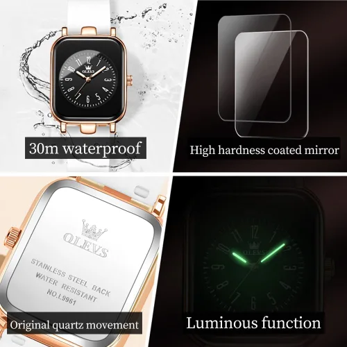 Miniatura 6 de OLEVS Reloj para mujer, relojes de moda casuales, delicados, elegantes y delicados