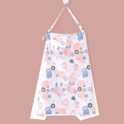 Miniatura 2 de Funda de lactancia – Toalla de algodón grande de malla ajustable – Suave, transpirable, sin químicos, cobertura de 360°, cubierta de lactancia