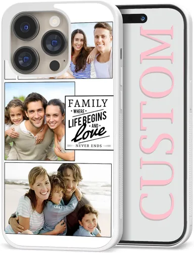 Miniatura 10 de Fundas personalizadas para teléfono, diseño de collage de fotos personalizadas, divertidas, para iPhone 11, 12, 13, 14, 15, 16, 17 Pro Max Plus 3Foto