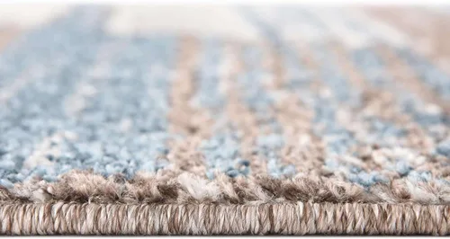 Miniatura 5 de Unique Loom Colección Aramis - Alfombra Zoe (rectangular 2' 0" x 3' 1", Multi/Azul)