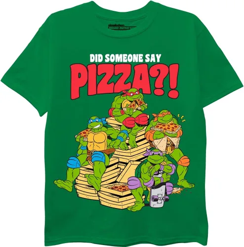 Miniatura 2 de Teenage Mutant Ninja Turtles Paquete de 2 camisetas TMNT para niños pequeños, paquete de 2 camisetas