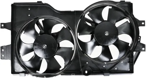 Miniatura 9 de TRQ Conjunto de ventilador de refrigeración dual del radiador compatible con Toyota Highlander 2008-2013 TO3115155