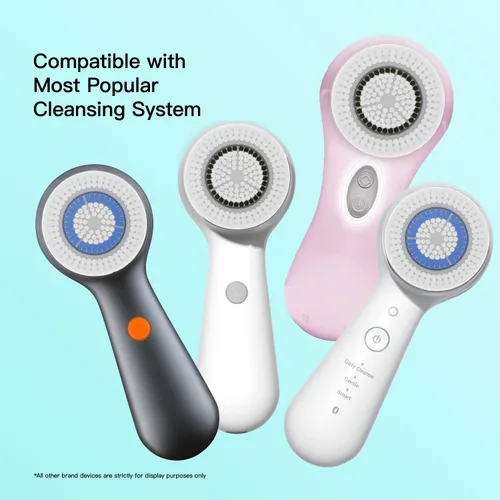 Miniatura 2 de Brushmo Repuesto de cabezal de cepillo compatible con Clarisonic Mia 1, Mia 2, Mia Fit, Alpha Fit, Smart Profile Uplift, 4 unidades de poros Poros