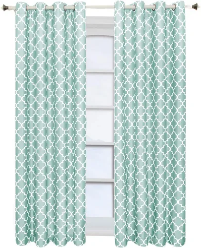 Miniatura 8 de Panel de cortina Meridian Blackout para ventana, par de paneles/conjunto de 2, por Royal Hotel