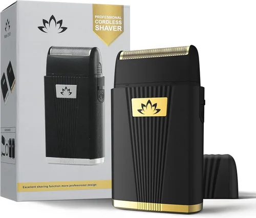 Miniatura 10 de Dumite Afeitadoras calvas de aluminio para hombres, maquinilla de afeitar eléctrica de motor potente, afeitadoras de cabeza, recortadora de barba