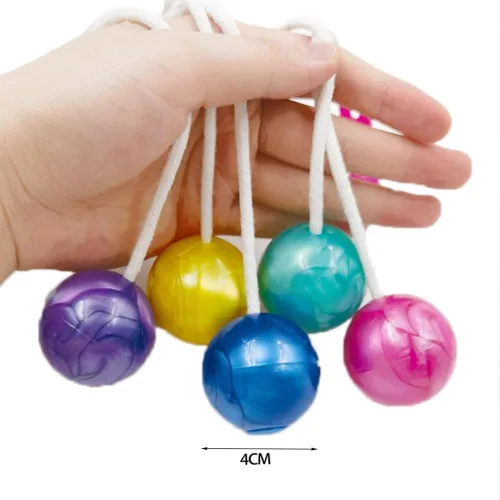 Miniatura 2 de 4 pares de bolas Lato Lato Clack, bolas de escalera, pelotas de juego de lanzamiento, bolas reductoras de presión para niños y adultos, utilizadas