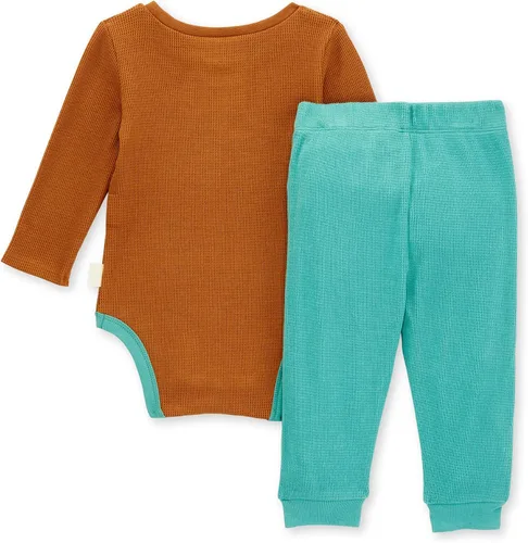 Miniatura 2 de Burt's Bees Baby Conjunto de body y pantalón para bebé, 100% algodón orgánico