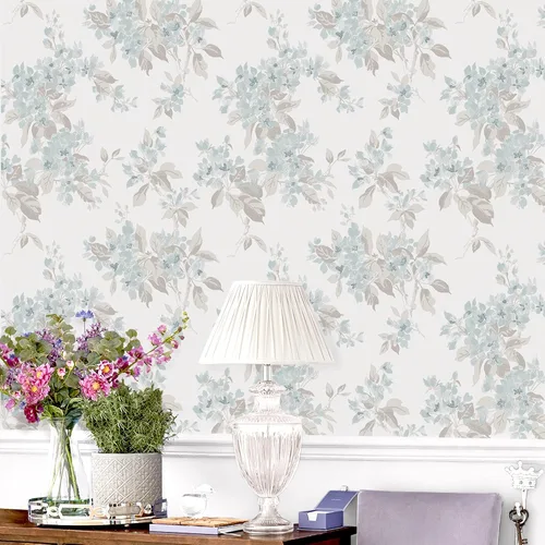 Miniatura 4 de Laura Ashley Papel pintado de huevo de pato flor de manzana