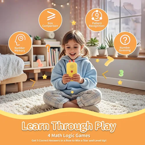 Miniatura 2 de Juegos de matemáticas alilo para niños de 5 a 12 años, juguetes matemáticos portátiles para practicar suma, resta, multiplicación y división