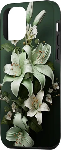 Miniatura 2 de Funda para iPhone 12 mini Sage green Wildflower Aesthetic Flower