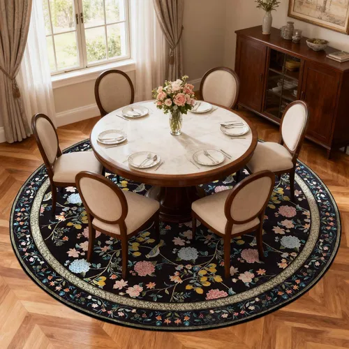 Miniatura 14 de Jinchan Alfombra Floral de Pasillo, 2x5, Alfombras Antideslizantes Lavables a Máquina, Alfombra Suave de Pelo Bajo para Pasillo, Resistente a