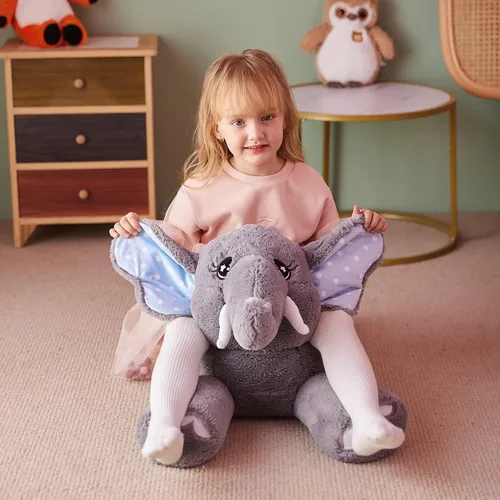 Miniatura 2 de IKASA Juguete de Peluche de Elefante Gigante, Juguete de Peluche de Animal de 29", Juguetes Suaves Grandes Jumbo, Tamaño Enorme Lindo Peluche
