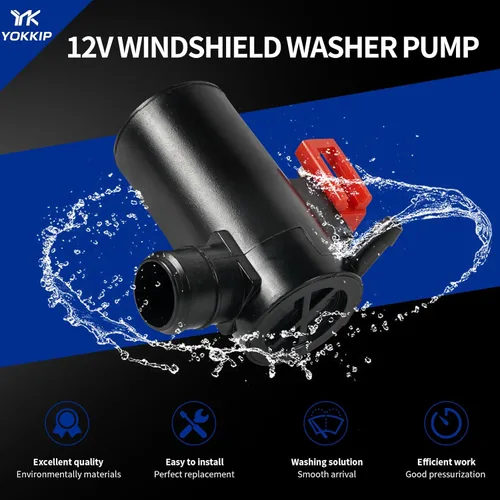 Miniatura 4 de Reemplazo de la bomba de lavado de parabrisas para Honda 02-06 CR-V, 84-11 Civic, bomba de líquido de arandela con ojal reemplaza OEM: 86611-AA010
