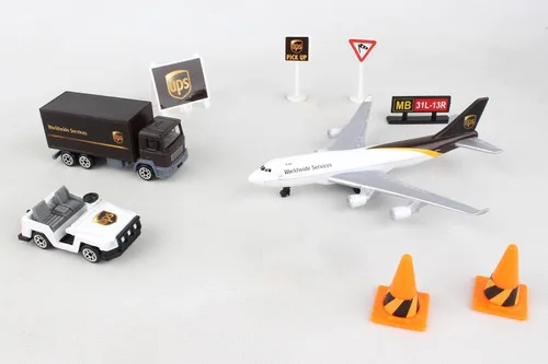 Miniatura 2 de Daron UPS Airport Playset, Marrón