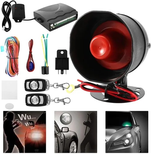 Miniatura 4 de Sistema de alarma de coche con arranque remoto Push to Engine Start Stop Button 12V Universal Start Stop Lock antirrobo