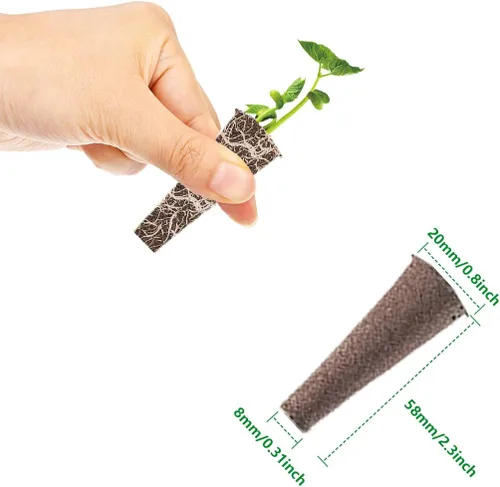 Miniatura 5 de Esponjas de cultivo, cápsulas de inicio compatibles con Aero Garden, cápsulas de recarga para sistema de cultivo hidropónico (100 unidades)