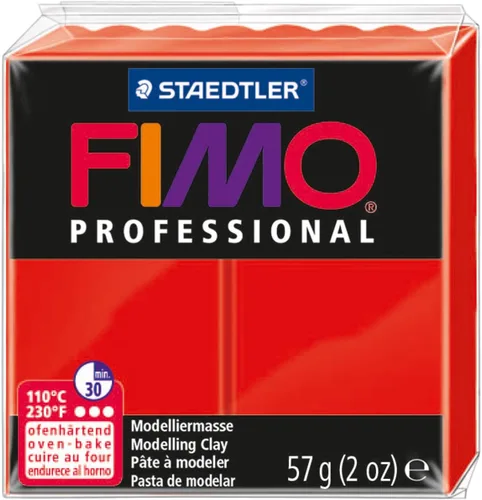 Miniatura 9 de Staedtler Fimo - Arcilla de polímero suave profesional, 2 onzas, naranja (EF8005-4)