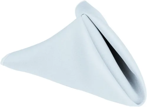 Miniatura 34 de LTC LINENS Juego de servilletas de tela azul bebé de 12 a 20 x 20 pulgadas, tela de poliéster lavable para hotel, restaurante, boda y fiesta
