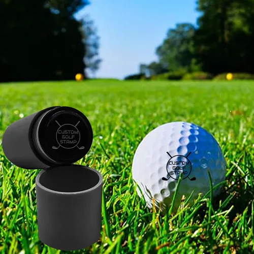 Miniatura 5 de ubjva Sello de pelota de golf, marcador de pelota de golf personalizado para identificar pelotas de golf, reutilizable, sello de bola autoentintado