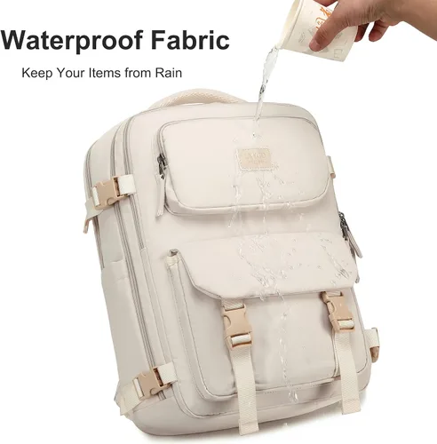 Miniatura 4 de Mochila de viaje para laptop, mochilas de trabajo de negocios, bolsa grande para mujeres y hombres, resistente al agua, aprobada por aerolíneas