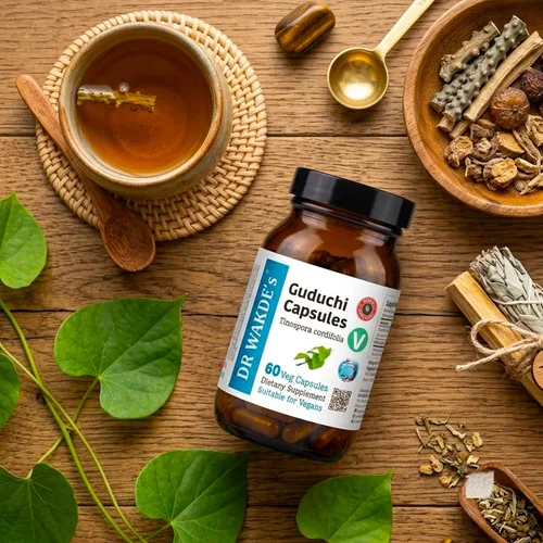Miniatura 21 de DR WAKDE's Cápsulas de Guduchi (Tinospora cordifolia, 60 cápsulas vegetales, suplemento a base de plantas, hierba ayurvédica, todo natural, vegano)