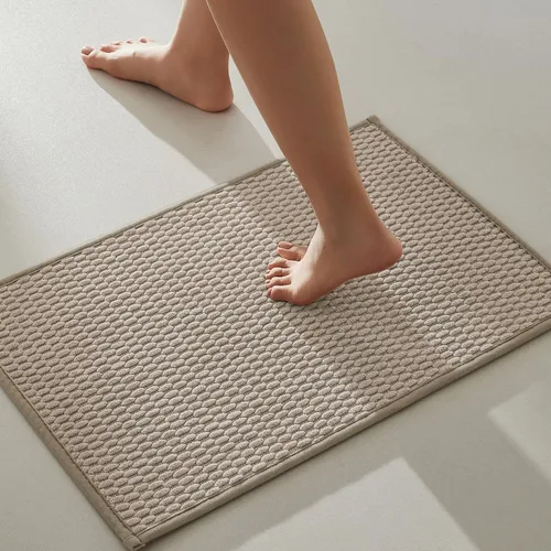 Miniatura 97 de TYUU Alfombras de Baño Antideslizantes Lavables, Tapete de Baño Súper Absorbente Delgado de Pila Baja para Secar Rápido, Alfombra de Baño Pequeña