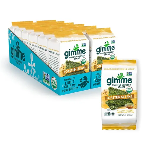 Miniatura 13 de Aperitivos de alga orgánica tostada de GimMe Health Foods