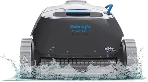 DOLPHIN - Aspiradora robótica Advantage para limpiar albercas de obra, o de cualquier otro tipo, de hasta 33 pies, potente succión que elimina hasta