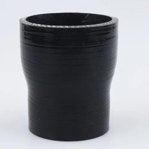 Miniatura 34 de AC PERFORMANCE ID de 1-1/8" a 1" (44mm a 25mm) Manguera de silicona recta reductora de 3 capas reforzada, negra, de 3" de longitud
