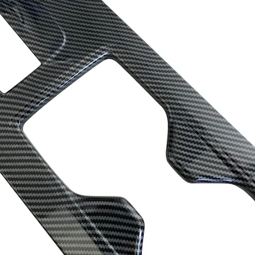 Miniatura 8 de ruihe Patrón de fibra de carbono para palanca de cambios de coche, panel de consola, cubierta de marco compatible con Honda Accord 2013 2014 2015