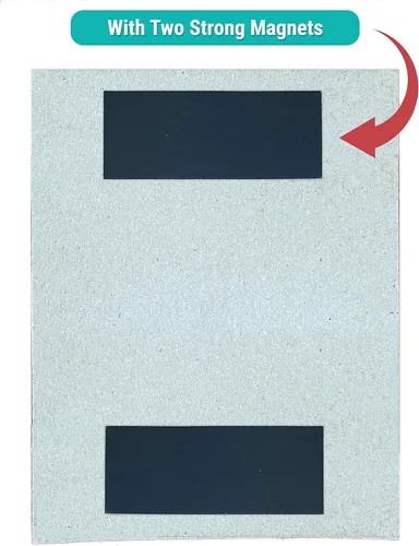 Miniatura 3 de 321Done Bloc de notas magnético para planificación de comidas, tamaño carta grande (8.5 x 11), planificador semanal de menús, para desprenderse