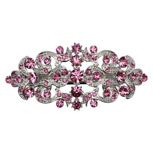 Miniatura 7 de Faship Precioso pasador floral de cristal AB Rhinestone
