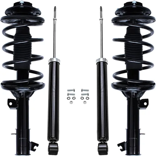 Miniatura 88 de Detroit Axle - Amortiguadores de puntales para Nissan Sentra 2007-2012 [Base S SL SR] Puntales delanteros completos con amortiguadores traseros