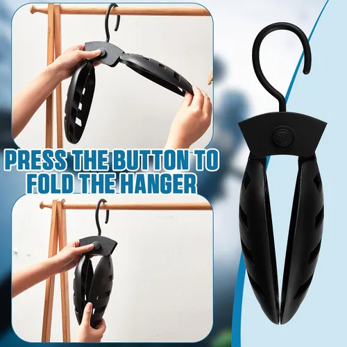 Miniatura 4 de Maitys Wetsuit Hanger Foldable Heavy Duty Surf Hanger with Wide Shoulder, Fast Dry Vented Design for Scuba Diving Suit, Travel Portable Surfing
