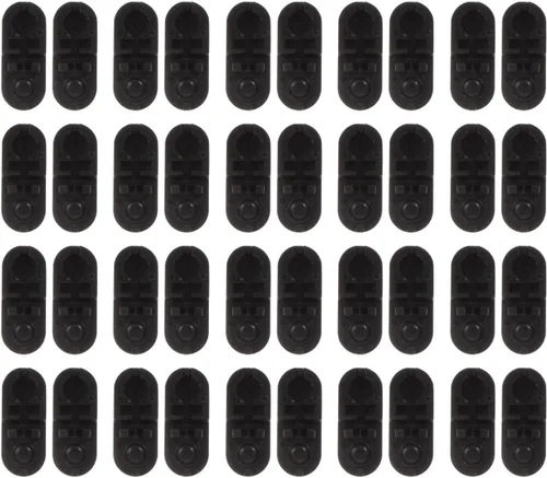 Levemolo Paquete de 25 clips de conector de cadena vertical para persianas enrollables, accesorios de ventana de repuesto de 0.78 x 0.39 x 0.27