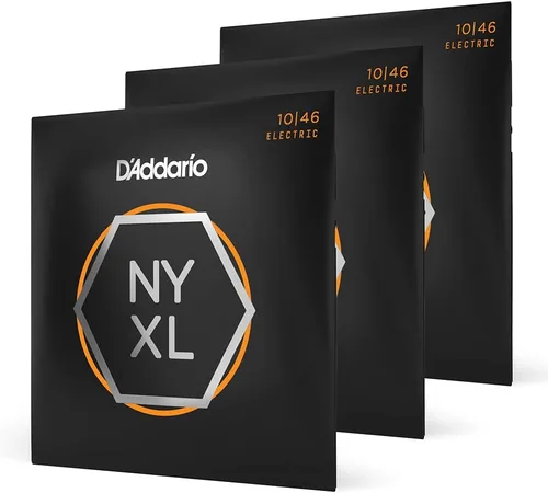 Miniatura 31 de D'Addario Cuerdas para guitarra eléctrica, NYXL entorchadas en níquel, NYXL1164, calibre medio 11-64, juego de 7 cuerdas, paquete de 1