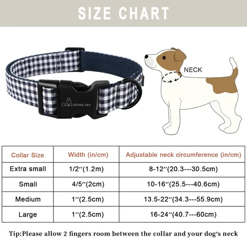Miniatura 41 de Aring Pet Collar de algodón, lindo, con hebilla de liberación rápida, para bodas, para perros pequeños, medianos y grandes, rosa Terciopelo rosa