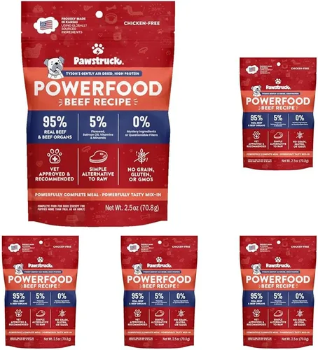 Miniatura 17 de Pawstruck Alimento para perros secado al aire con carne de res real, sin granos, fabricado en Estados Unidos, sin OMG y recomendado por