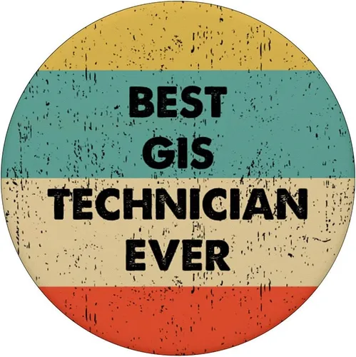 Miniatura 3 de Camisa de técnico Gis El mejor técnico de Gis PopSockets PopGrip intercambiable