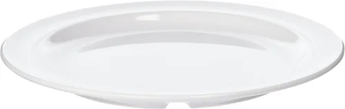 Miniatura 3 de Winco MMPR-6W - Plato redondo de melamina, 6.5 pulgadas, blanco (12 unidades), mediano