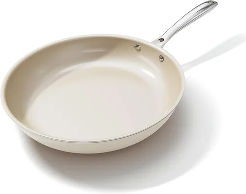 Miniatura 10 de Sartenes antiadherentes de cerámica para huevos, sartén antiadherente, sartén de cocina de 8 pulgadas, no tóxico, apto para inducción, utensilios